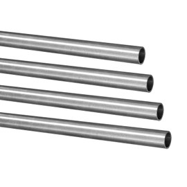YTKavq 1/2"OD 304 Stainless Steel Tube,1mm Thickened Tube Wall & Stainless Steel Pipe,12" Length Round Metal Tube Widely used in various industrial applications(4 Pcs)