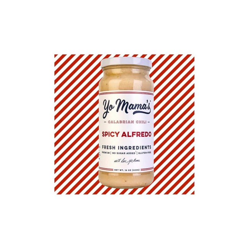 YO MAMAS Salsa Spicy Calabrian Alfredo 453GR