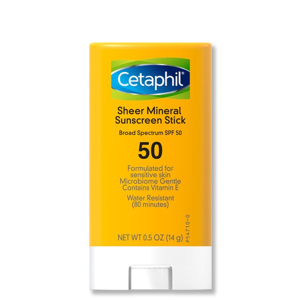 CETAPHIL Sheer Mineral Sunscreen Stick for Face & Body ,
