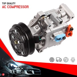 cciyu Air Conditioning Compressor for Toyota Echo 1.5L 2000 2001 2002 2003 2004 2005 Replaces AC Compressor for Car 4 Grooves SCSA06 4710487 4711341 7512121 C1879R