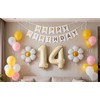 14. Set di palloncini per compleanno, con margherite, per 14
