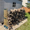 MOFEEZ Outdoor Firewood Log Storage Rack 2x4 Bracket Kit, Fireplace
