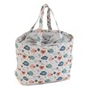 Hobby Gift Drawstring Fabric Craft Tote Bag, Knit Happens (MR4724)