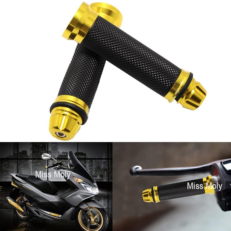 7/8 Inch 22 mm Motorcycle Grips Non-Slip Rubber Handlebar Grips