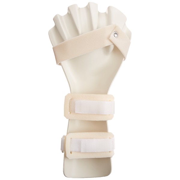 Rolyan 53320 Preformed Anti-Spasticity Ball Splint, Wrist, Arm, Left, Medium, White