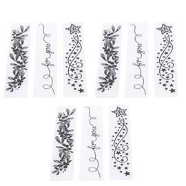 9 piezas de carpetas de plástico para grabar en relieve, moldes para plantillas para manualidades, plantillas para sellos, tarjetas de papel para álbumes de recortes, herramienta para hacer álbumes de