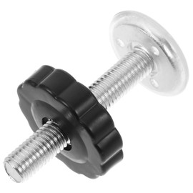 TOYANDONA Door Guard Rail, Spindle Rod with Baby Gate Thread, Spindle Rod Screw, Pressure Mount Gate Bolt, Screw Rod Part, Baby Gate Handrail Adapter, Replacement Part, PVC, Black