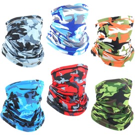 Cooling Neck Gaiter for Men Women Gator Face Mask Scart Cover Breathable Sun Protection Balaclava (camouflage-B)