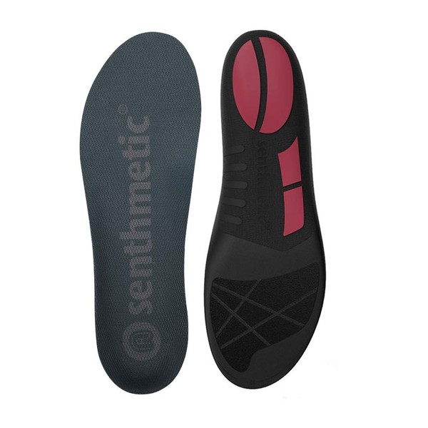 Senthmetic Running Insoles Full Length Orthotic with Arch Support - Best Shock Absorption & Cushioning Insoles for Plantar Fasciitis(Woman 9/Man 8)