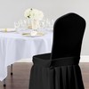 WASIRL Dining Room Chair Covers with Skirt 2PCS Stretch Parsons