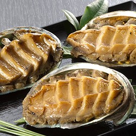 Superb Boiled Abalone High Quality Boiled Abalone (Boiled Abalone Shellfish) (1.4 / 1.8 oz (40/50 g) Size, Set of 5