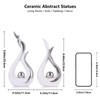 LCCCK Abstract Statue Decor 2pc, Modern Table Centerpieces for Dining