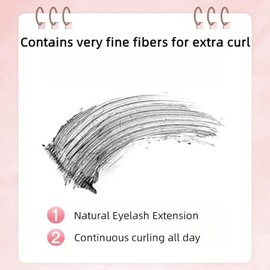 Waterproof Mascara for Tiny & Lower Lashes – Small Precision Brush, Volumizing Black Formula, No Clumping, Smudge & Humidity Resistant, All-Day Wear, 
