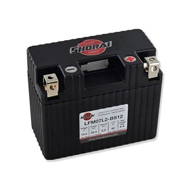 Shorai LFM Lithium-iron Battery w/BMS, LFM07L2-BS12, 2.0Ah 13.2V, 26.4WHr, "L" Type, Case 2