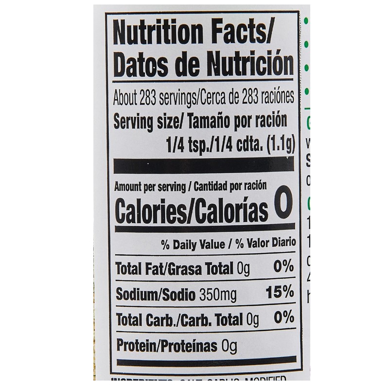 Lawry's Coarse Ground with Parsley Garlic Salt, 11 oz (packaging