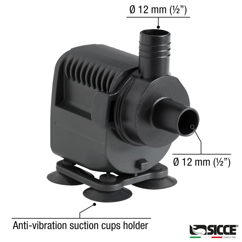 SICCE Syncra Silent NANO Multifunction 110 GPH Submersible Water Pump