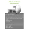 POWEROWL High Capacity L1154F LR44 Batteries 12 Pack, AG13 357