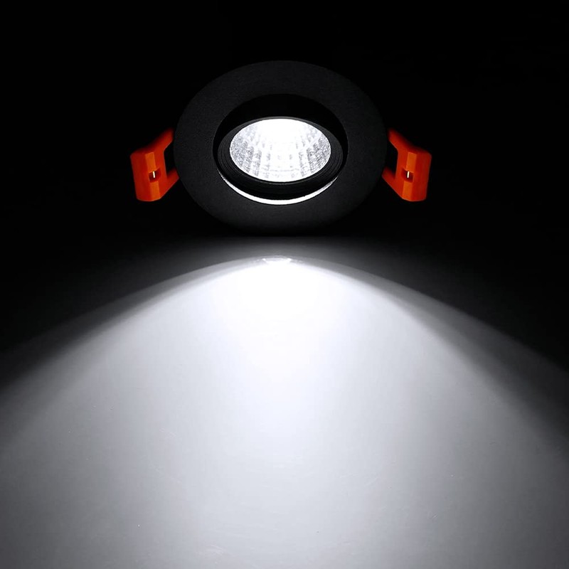 2Inch LED Recessed Ceiling Light, 3W Dimmable LED Downlight, 60