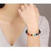 Unbranded 7 Chakra Healing Anti-fatigue Beaded Bracelet 8MM Natural Lava