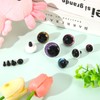 MUCUNNIA 256Pcs 6-30mm Glitter Moon Safety Eyes with Washers Size