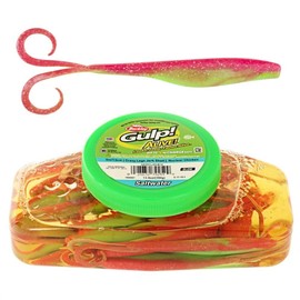 Berkley Gulp Alive 5 Inch Crazy Legs Saltwater Jerk Shad Bait 394 g, Nuclear Chicken
