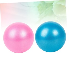 KOMBIUDA Ball 2pcs 25cm PVC Pilates Yoga Ball Explosion-Proof High Grip for Safe Workout Random