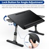 Besign LT07 Lap Desk [Extra Large], Adjustable Laptop Table, Portable