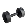 YORK Legacy Solid Round Dumbbell 30 LB, Black