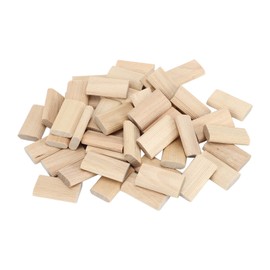 50pcs Beech Wood Domino Tenon Tool, Loose Tenon for Furniture Splicing, Premium Beech Material, Sturdy Structure, Accuracy and Reliability, Broad Application, 8 x 40mm, for