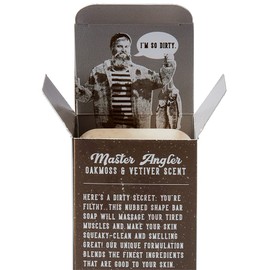 San Francisco Soap Company Filthy Man Scented Bar Soap (Master Angler Oak Moss and Vetiver)