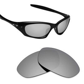 Alphax Silver Titanium Polarized Replacement Lenses for Oakley Twenty XX 2012