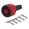 AB Tools Trailer Light Red Radex 5 Pin Plug Kit