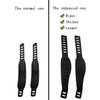 A Pair Exercise Bike Pedal Straps and Widened Straps for