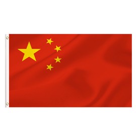LARGE Chinese Flag, 3x5Ft China Flags Banner For Indoor Outdoor Decoration of Canada Yards.Parade Or Express Mood