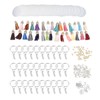 200pcs Acrylic Key Ring Kit 30 Acrylic Blank 30 Key