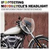 HDBUBALUS Front Headlight Gloss Black Fairing Cowl Cover For Harley