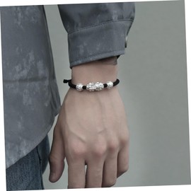 COLLBATH Djustable String Bracelet Men's Protection Charm Handmade Rope for Boyfriend