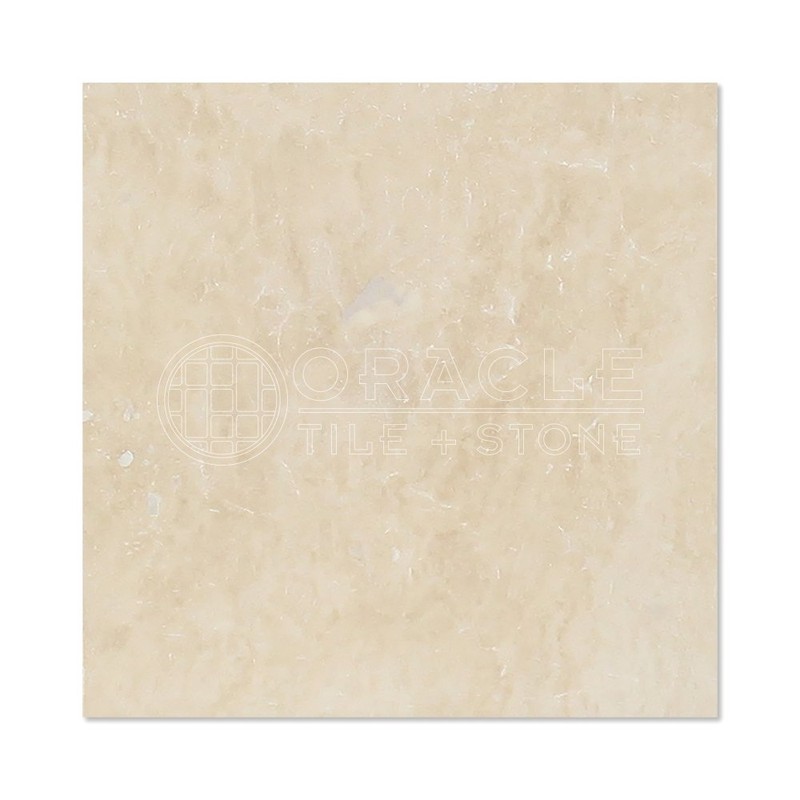 Ivory (Light) Travertine 4 X 4 Field Tile, Filled &
