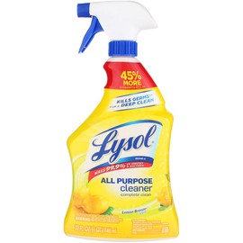 Lysol All Purpose Cleaner, Lemon Breeze, 32 oz (Pack of 4)