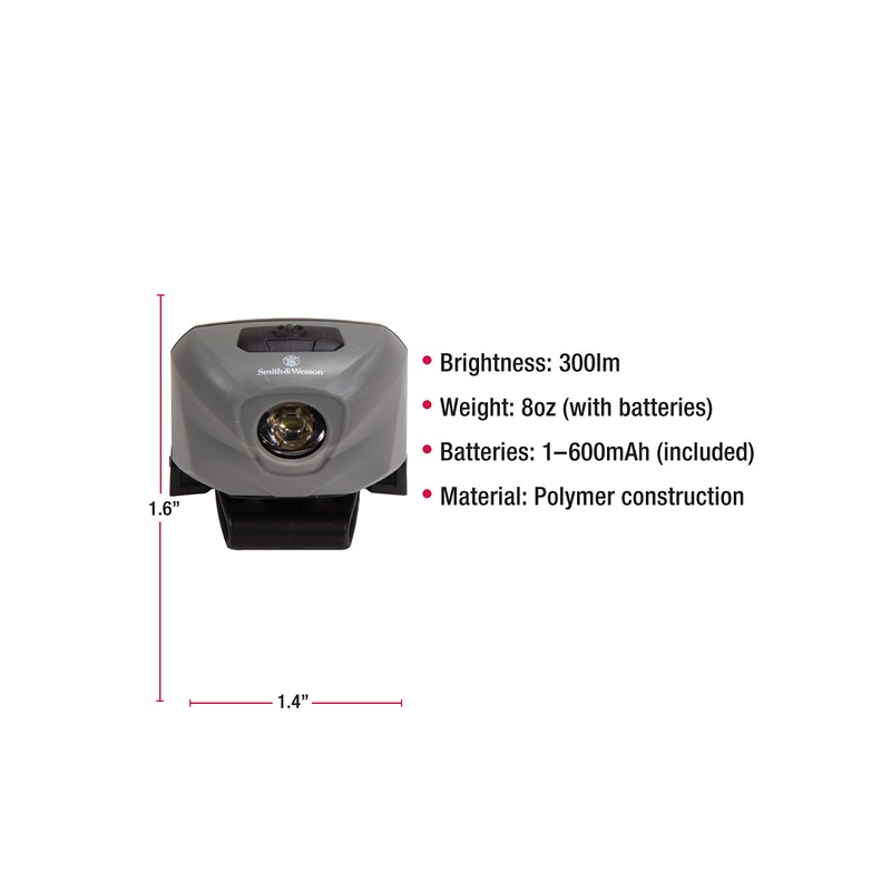 Smith & Wesson Night Guard RXP 340 Lumen Headlamp with