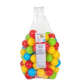 DIVCHI 500PCS Soft Plastic Mini Play Balls Multi Vibrant Colors - Crush Proof, No Sharp Edges, Non Toxic, Phthalate & BPA Free - Use in Kids or Toddler Ball Pit (500PCS)