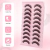 False Eyelashes Natural Look Russian Strip Fake Lashes Artificial Cat
