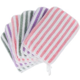 PHOGARY 6 Pack Face Body Cloths, Facial Mitts Coral Fleece Wash Cloth, Super Absorbent & Soft Face Towels Reusable Makeup Remover Cloth Facial Cleansing Cloths, Guest Towel Small Hand Towels-13x20cm