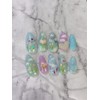 Handmade nail - Sky Hi - Short Almond / 수제네일