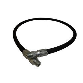 Hose Reel Connector Hose for Pressure Washing, 6FT Hose ,3/8-Inch Male Pipe Thread, 4000 PSI Rated (6 Feet)