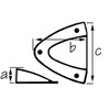 Amarine Made Stainless Steel Cable Cover,Boat Transducer Wiring Cover,Clamshell Vent