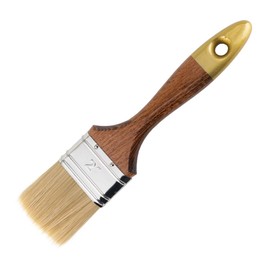 Premium Brush | Flat Brush 2 Inch / 50 mm | Paint Brush | Painting Brush | Wooden Handle Lacquered (Pack of 1)