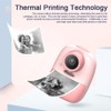 Instant Print Camera for Kids 1080P Resolution Portable Inkless Thermal