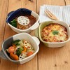 minoruba（ミノルバ）グラタン皿 正角 バイカラー 耐熱皿 角皿 カフェ食器 (グレー)