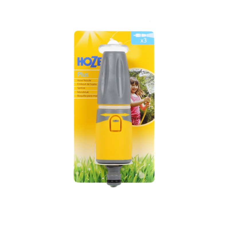 Hozelock Ltd 22940001 Hose Nozzle Plus, Grey, Yellow